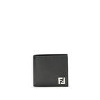 Fendi Black Calf Leather Bos Taurus Wallet