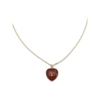 Valentino Garavani Red Metal Necklace