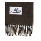 Marni Brown Wool Scarf