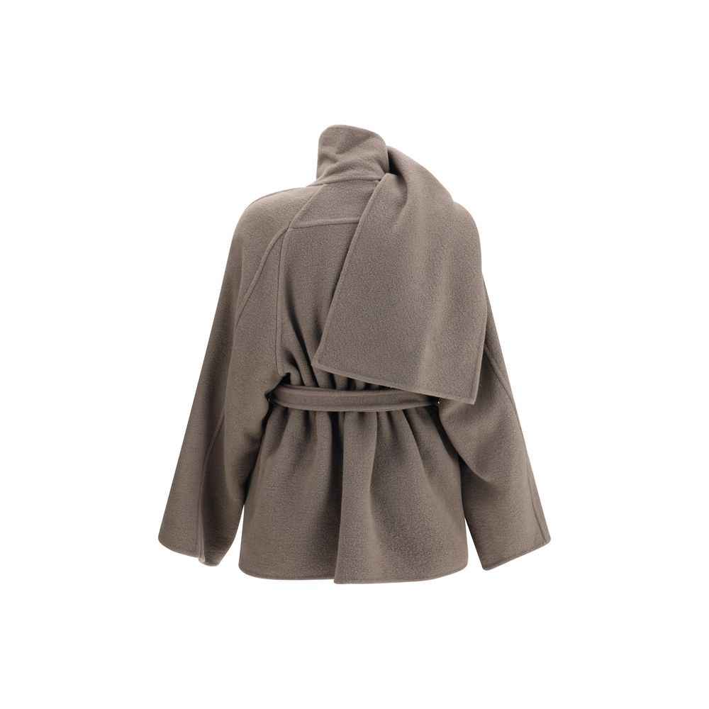 Rick Owens Scarf Flight Jacket