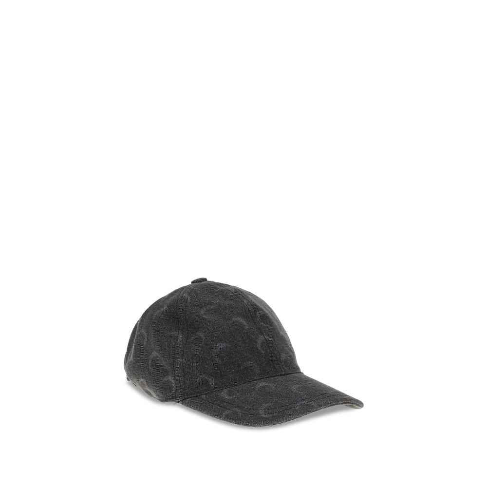 Marine Serre Moon Laser Denim Baseball Hat