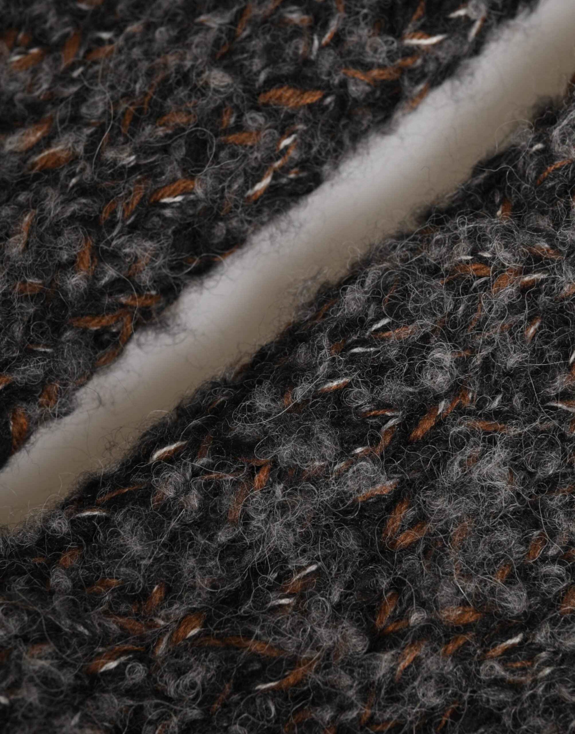 Dolce & Gabbana Gray Virgin Wool Knitted Fingerless Men Gloves