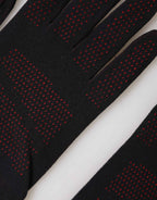 Dolce & Gabbana Black DG Logo Cotton Hands Mitten Men Gloves