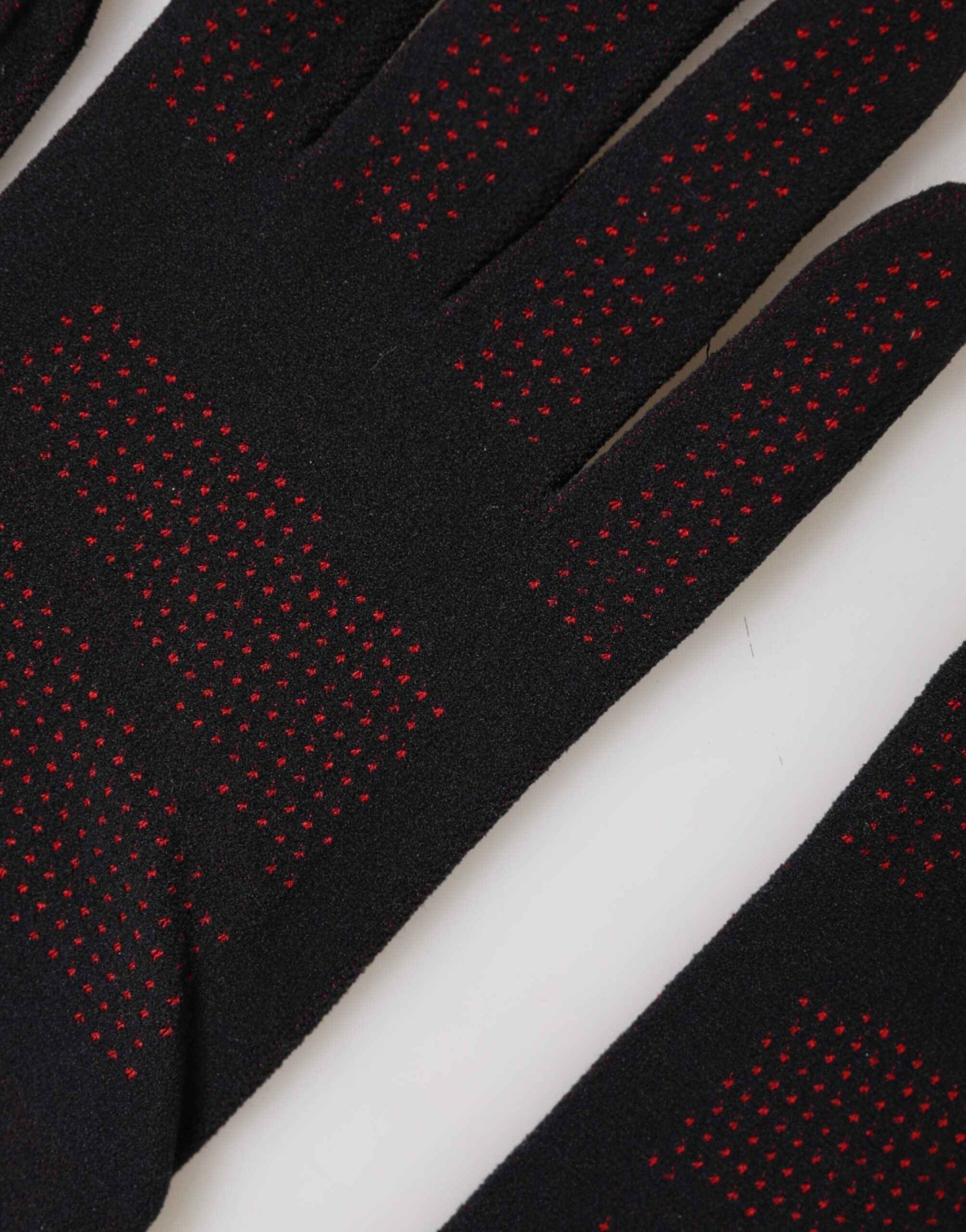 Dolce & Gabbana Black DG Logo Cotton Hands Mitten Men Gloves