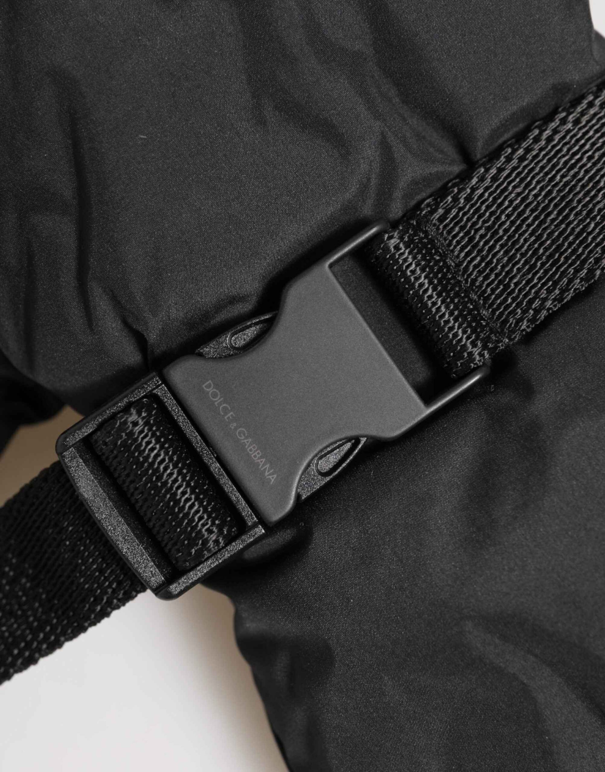 Dolce & Gabbana Black Windproof Ski Winter Warm Non Slip Gloves