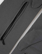 Dolce & Gabbana Dark Gray Viscose Elbow Length Mitten Men Gloves