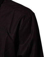 Dolce & Gabbana Brown Cotton LongSleeve MARTINI Dress  Shirt