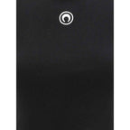 Marine Serre Black Cotton T-Shirt