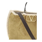 Valentino Garavani Suede and sheepskin medium Tote Bag