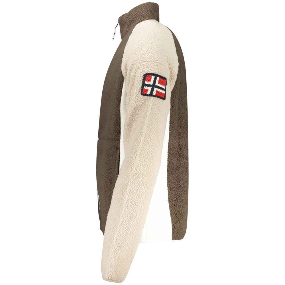 Norway 1963 Brown Polyester Men Sweater