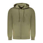 Rifle Green Cotton Men Sweater