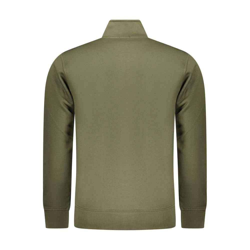 Rifle Green Cotton Men Sweater