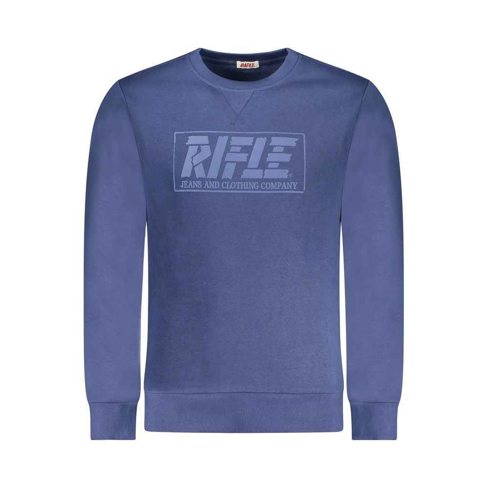 Rifle Blue Cotton Men Sweater