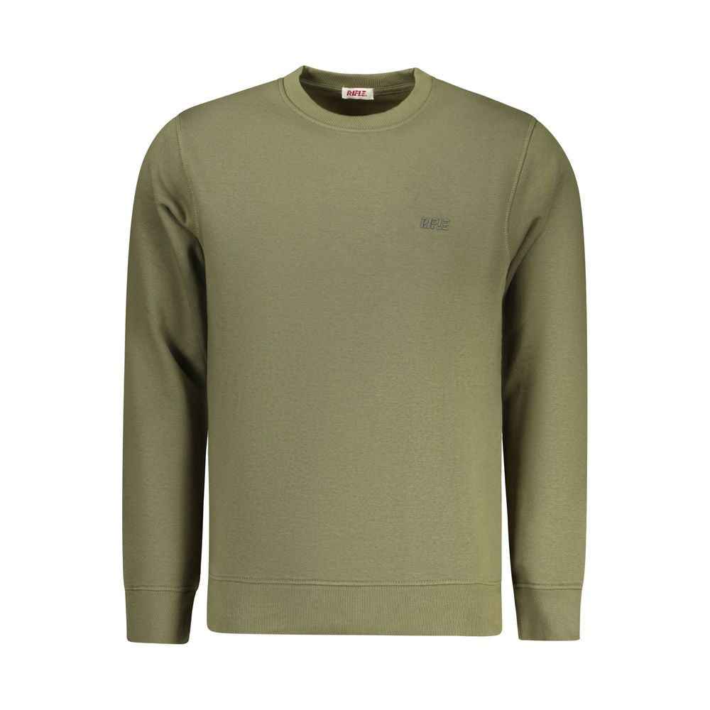 Rifle Green Cotton Men Sweater
