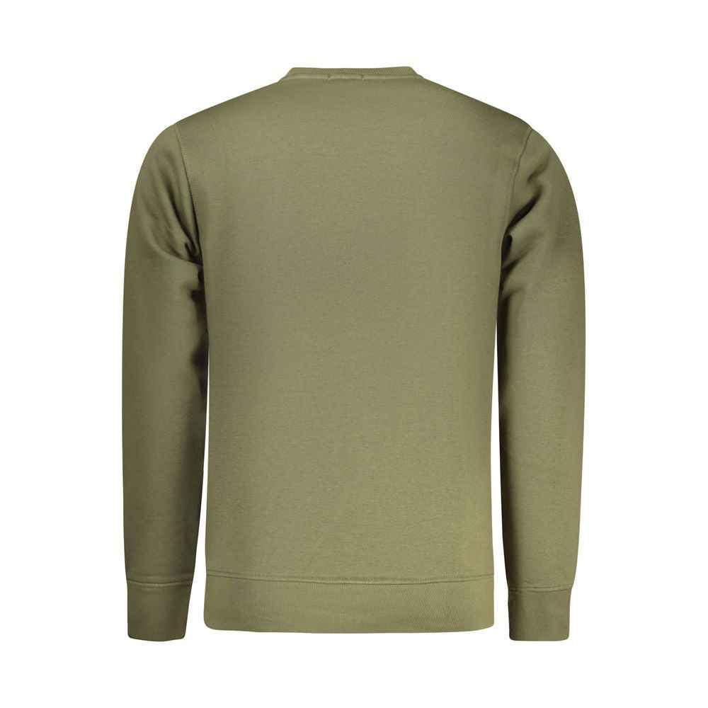 Rifle Green Cotton Men Sweater