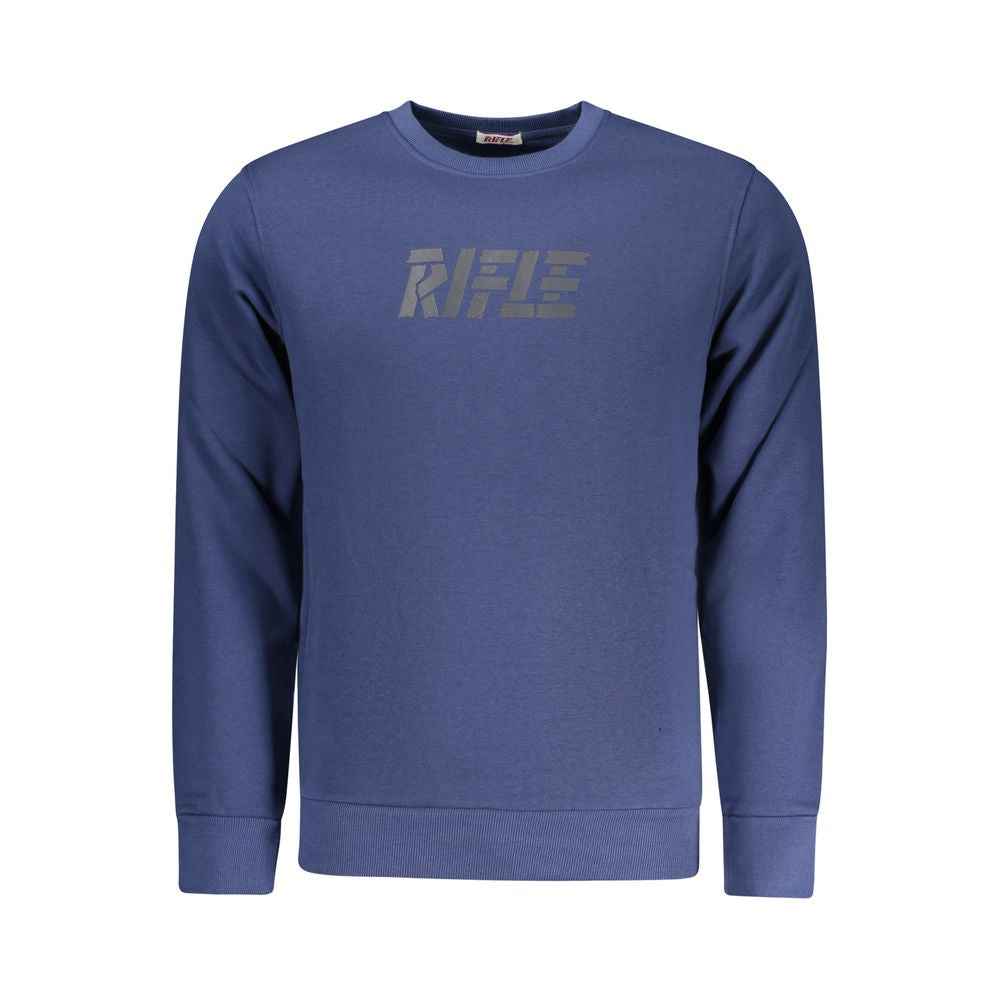 Rifle Blue Cotton Men Sweater