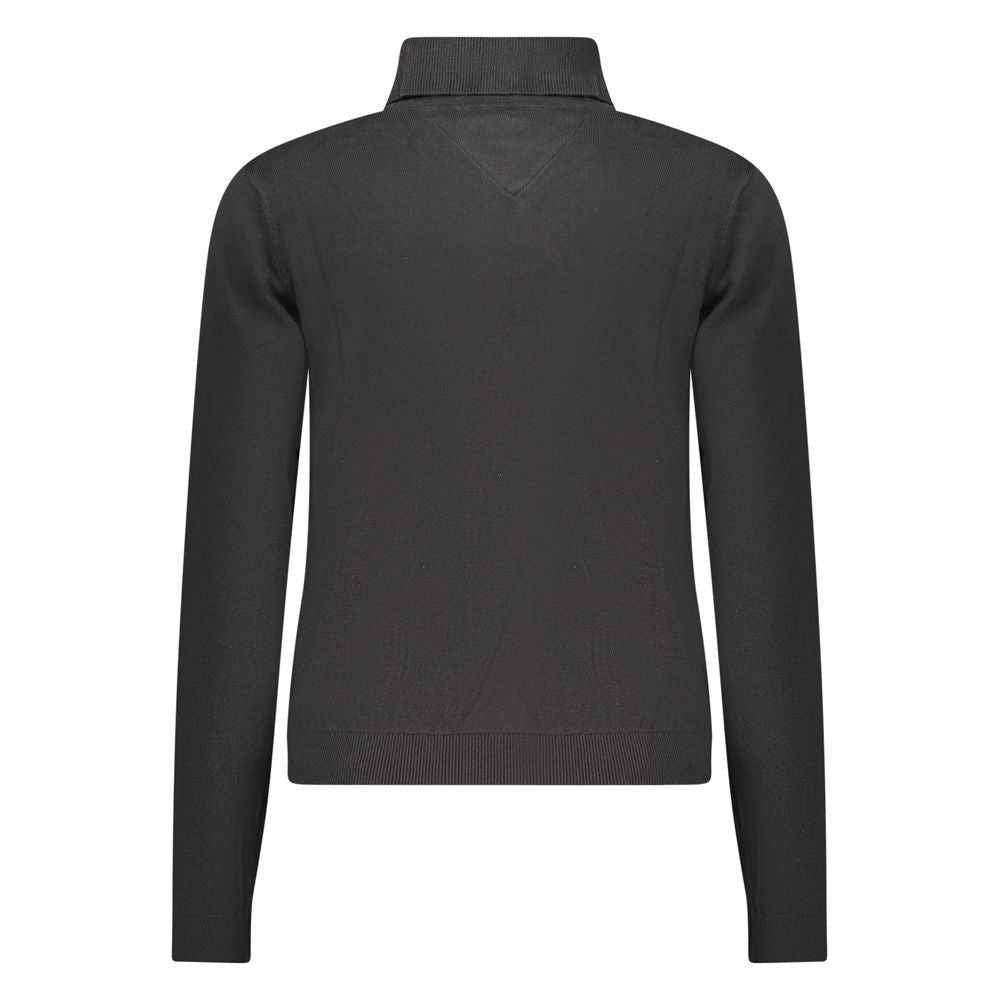 Tommy Hilfiger Black Cotton Women Sweater