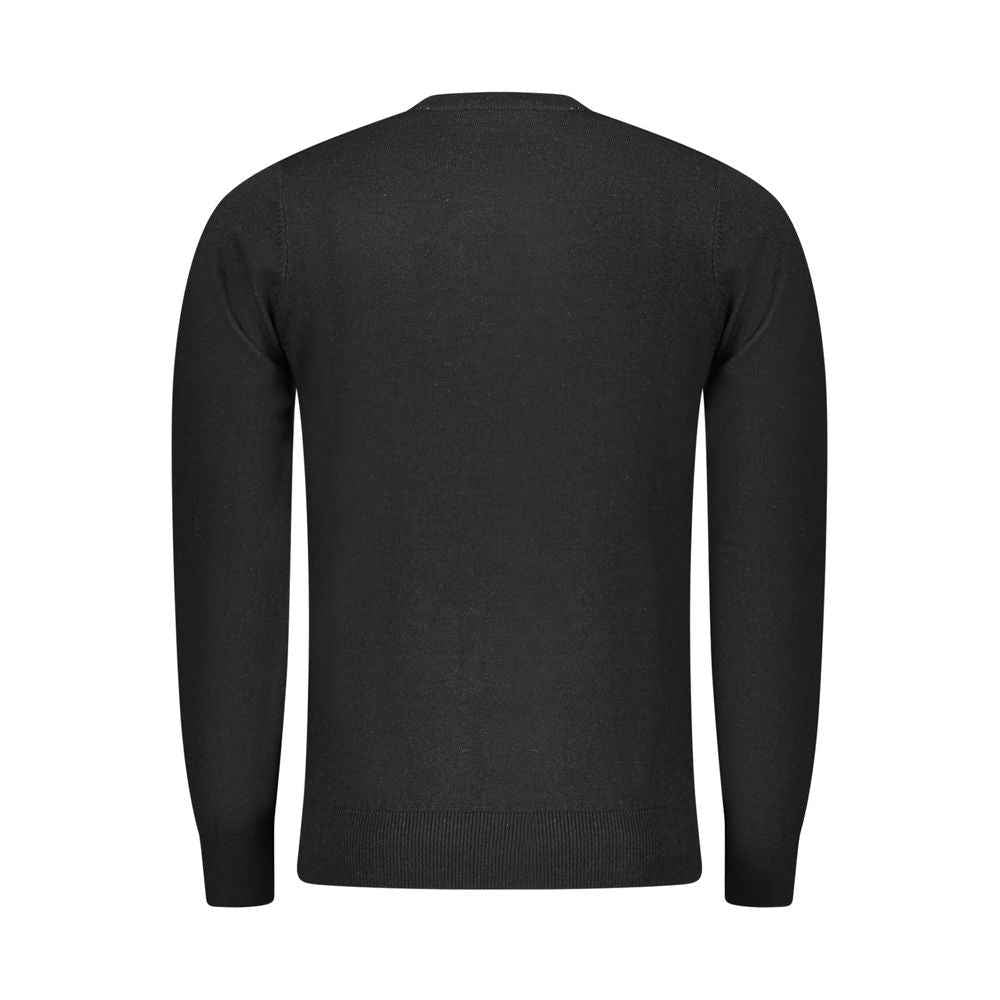 Rifle Black Wool Men Sweater