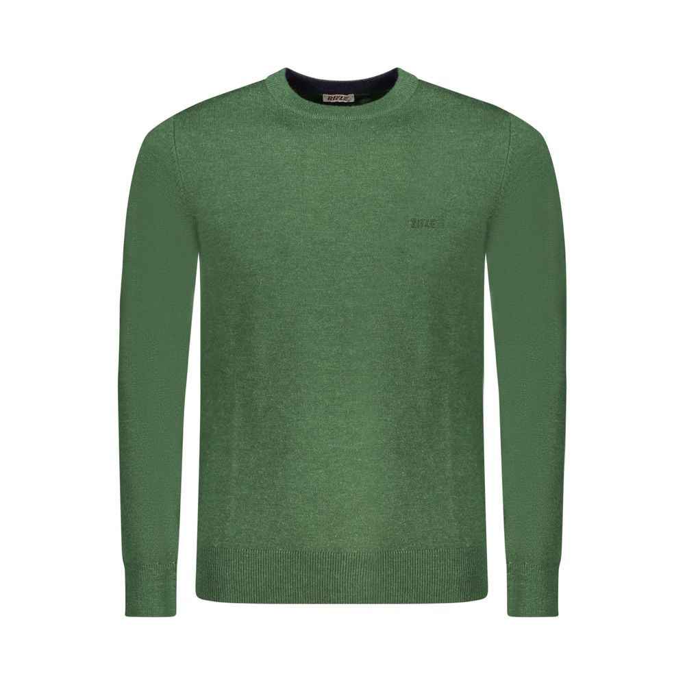 Rifle Green Wool Men Sweater