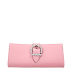 Jimmy Choo Pink Satin Clutch Bag