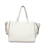 Jimmy Choo White Leather Shoulder Bag