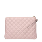 Versace Pink Leather Clutch Bag