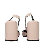 Versace Pink Leather High Heel Pumps