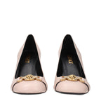 Versace Pink Leather High Heel Pumps