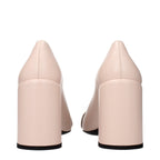 Versace Pink Leather High Heel Pumps