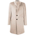 Made in Italy Beige Wool Men Jacket