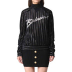 Balmain Black Elastane Sweatshirt