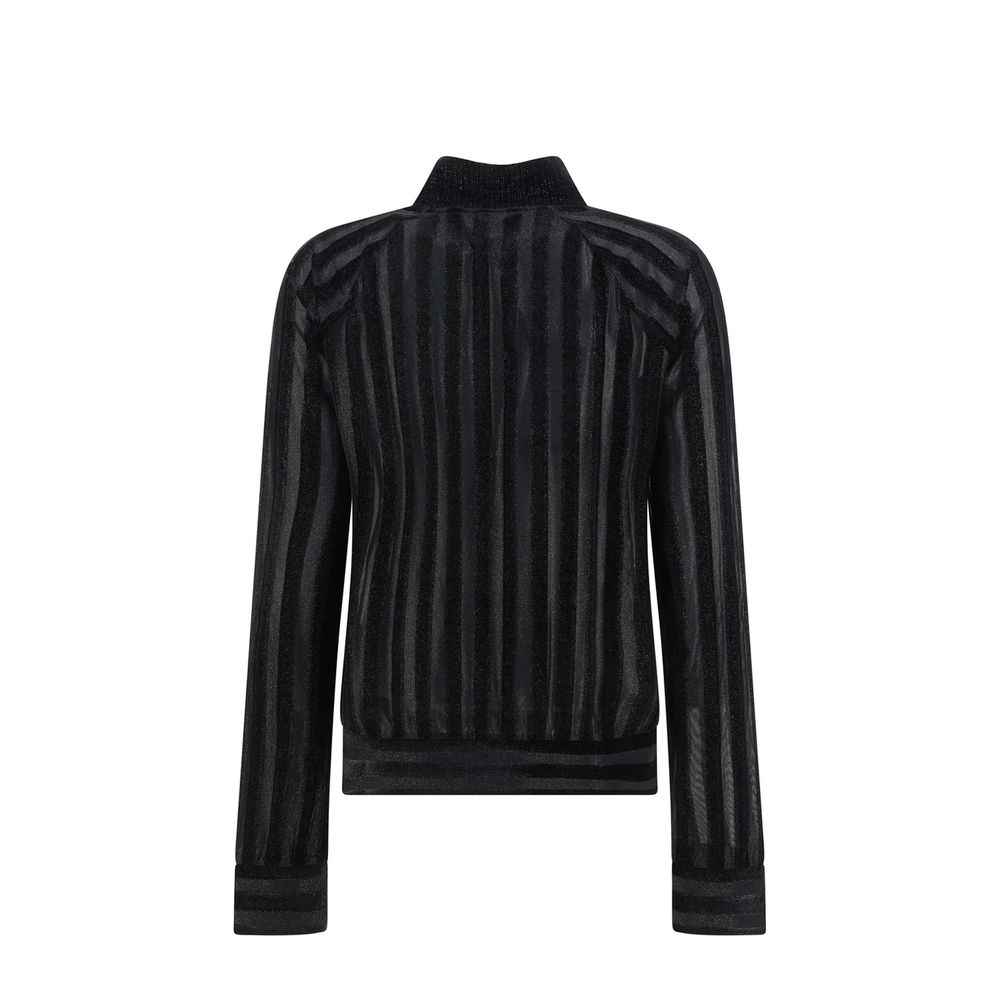 Balmain Black Elastane Sweatshirt