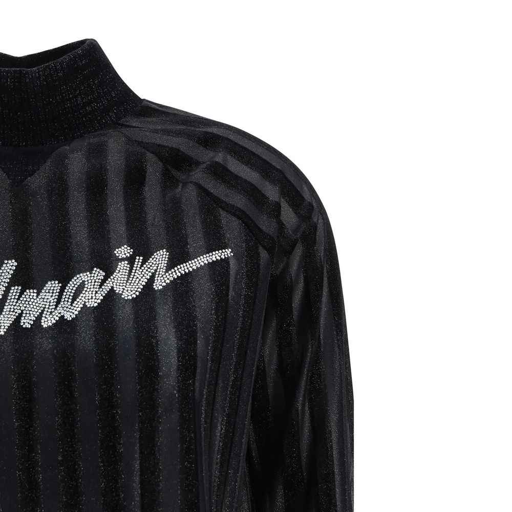 Balmain Black Elastane Sweatshirt