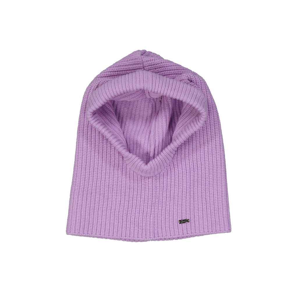 Herno Purple Wool Hat