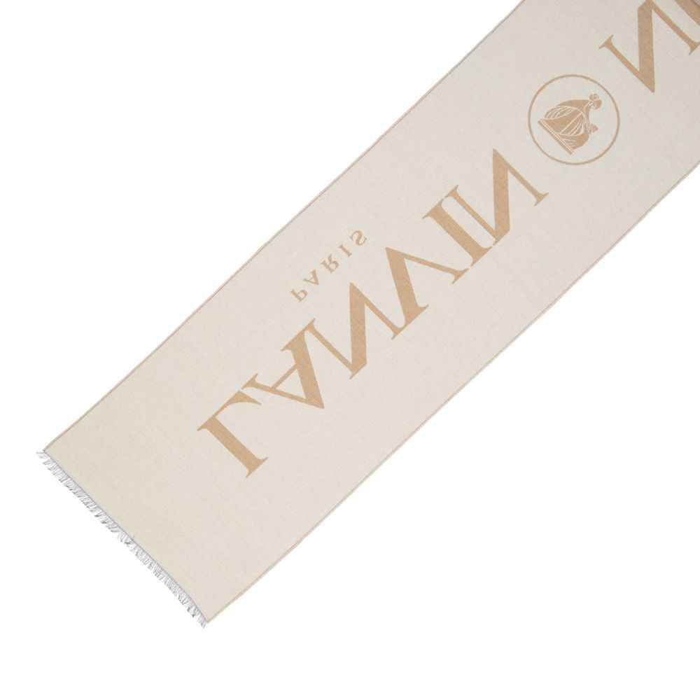 Lanvin Gray Silk Scarf