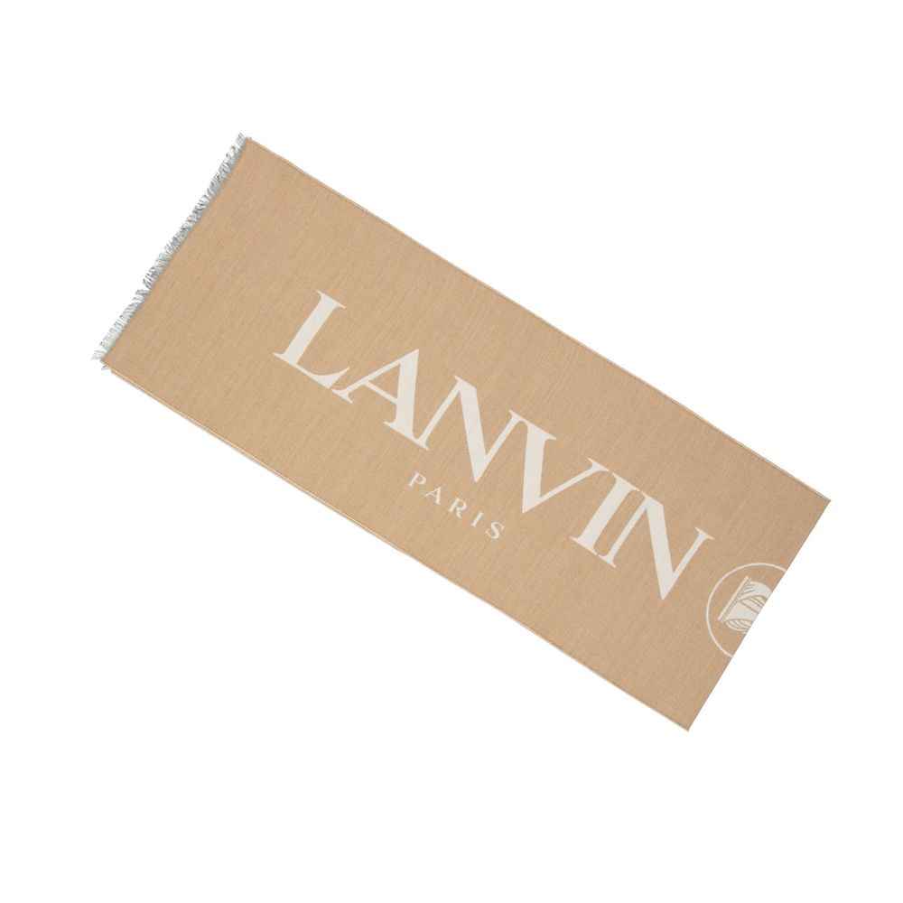 Lanvin Gray Silk Scarf
