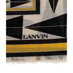 Lanvin Yellow Wool Scarf
