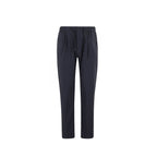 Herno Blue Wool Casual Pants