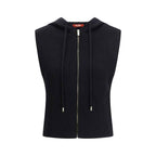Max Mara Black Wool Sleveless Jacket