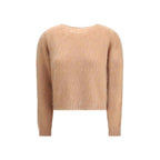 Max Mara Brown Polyamide Sweatshirt