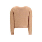 Max Mara Brown Polyamide Sweatshirt