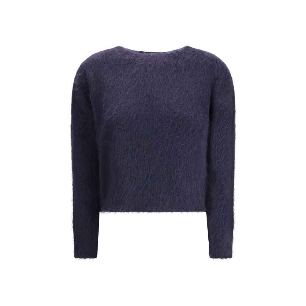 Max Mara Blue Polyamide Sweatshirt