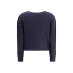 Max Mara Blue Polyamide Sweatshirt