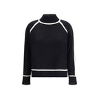 Max Mara Black Wool Turtleneck
