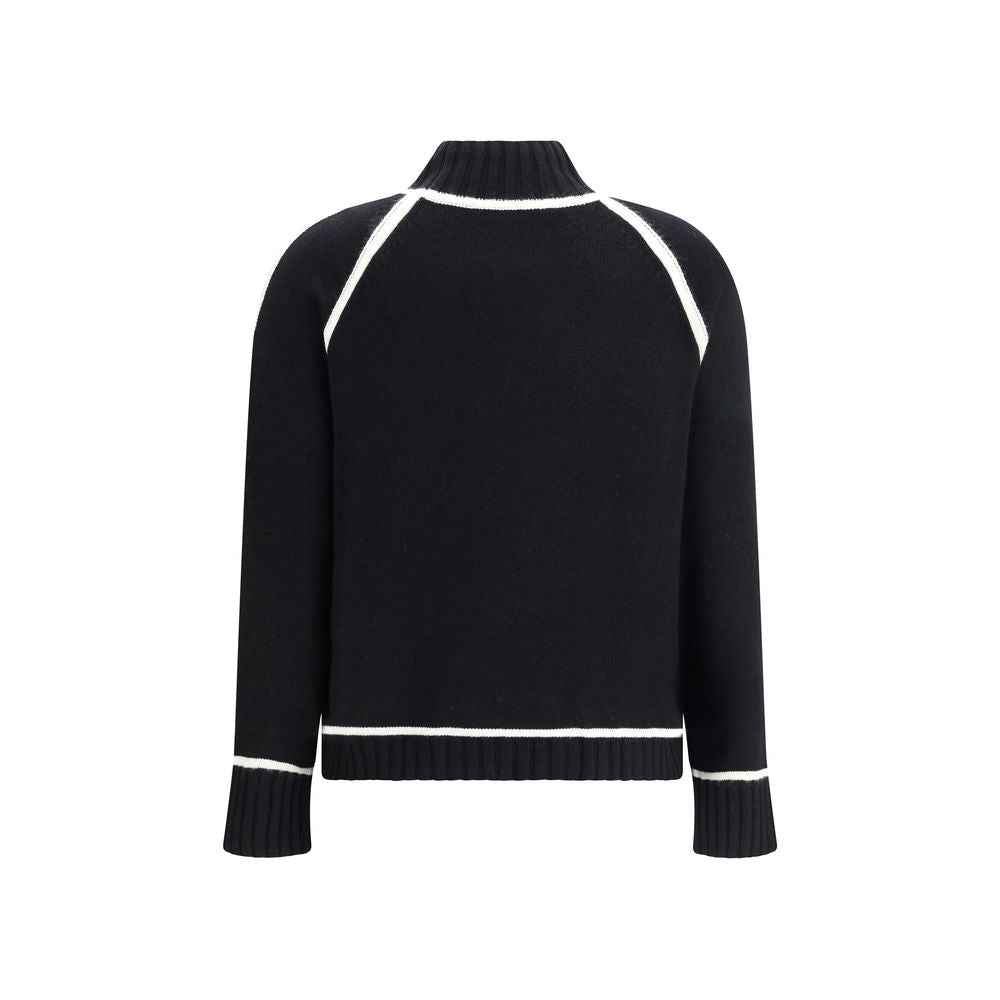 Max Mara Black Wool Turtleneck