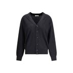 Lemaire Gray Merino Wool Cardigan