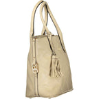 Laura Biagiotti Beige PVC Women Handbag