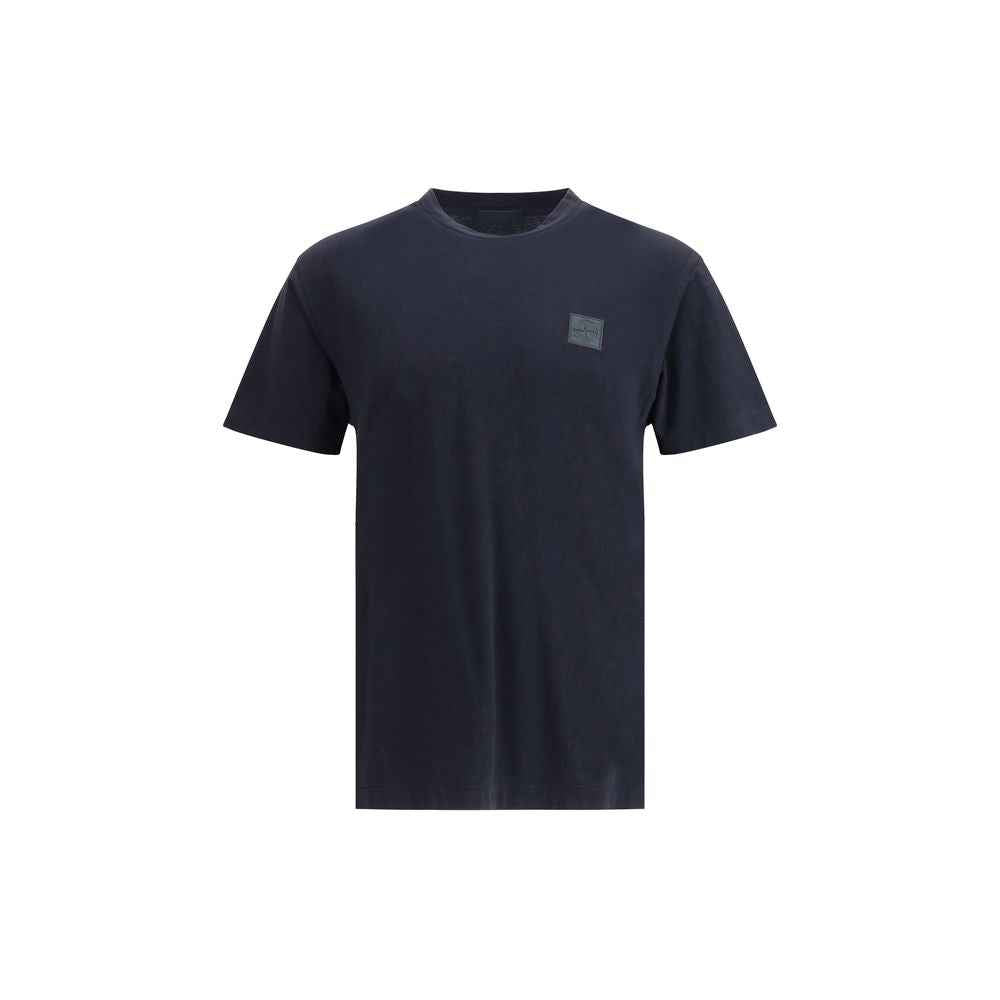 Stone Island Blue Cotton T-Shirt