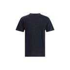 Stone Island Blue Cotton T-Shirt