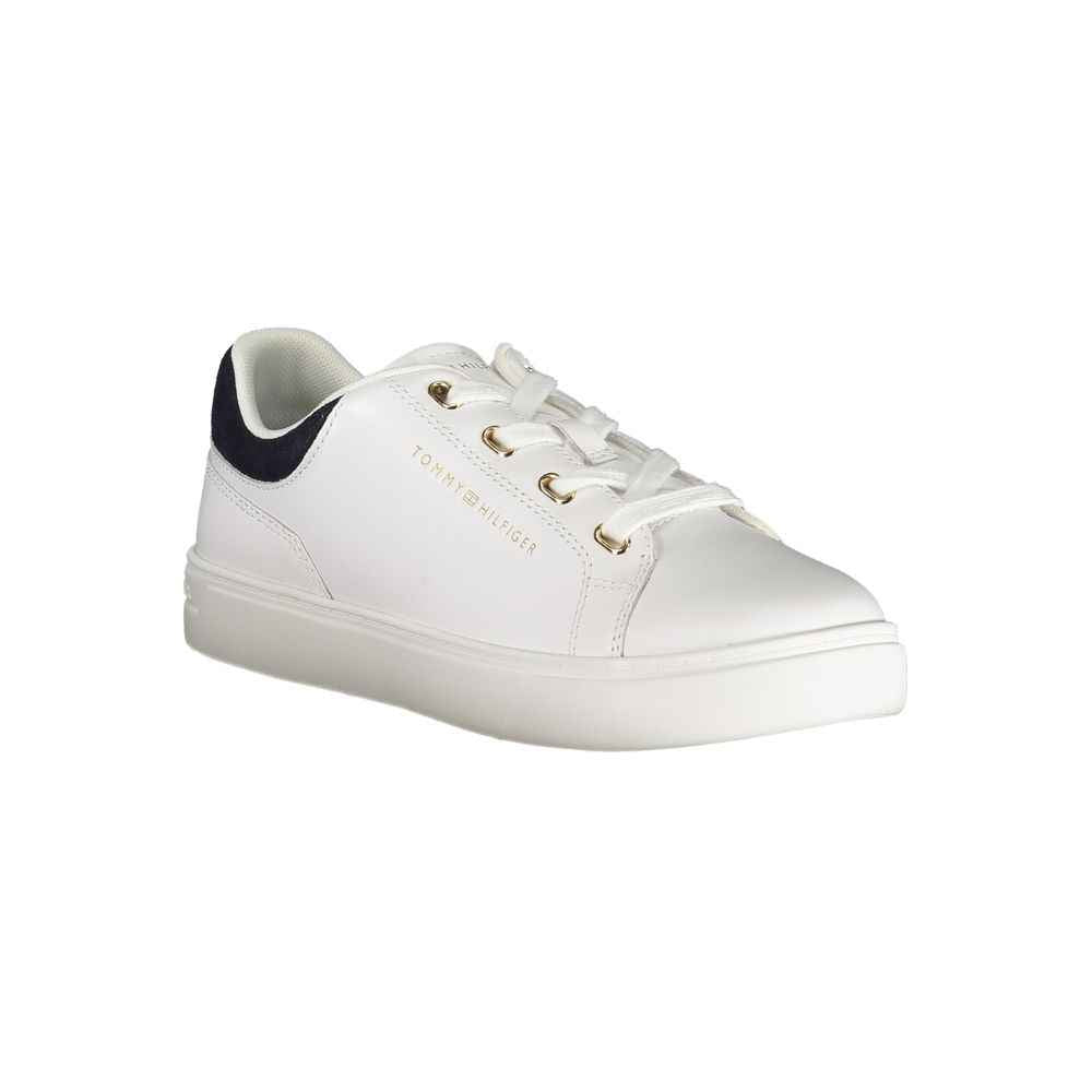 Tommy Hilfiger White Leather Women Sneaker